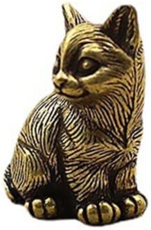 Small Brass Metal Statue Ornament Animal Figurines Figurine House Decoration 1PC