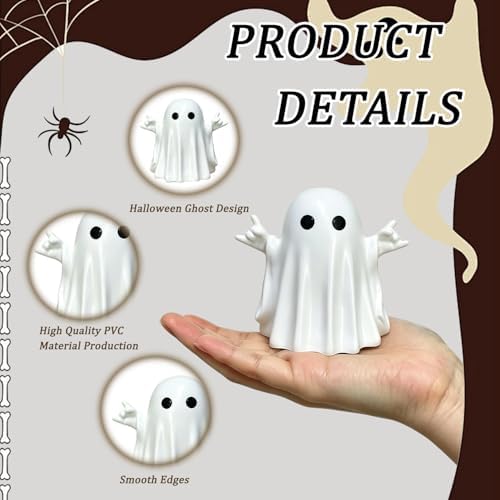 Halloween Ghost Figurine Resin Rock Finger Ghost Statue