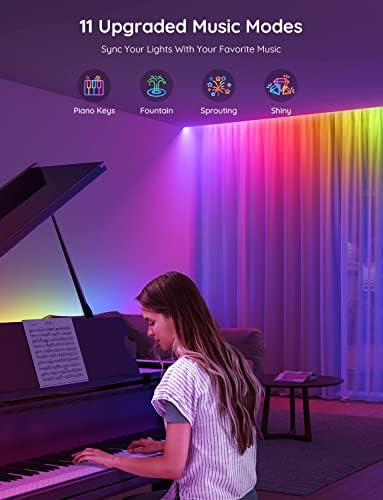 Govee 32.8ft RGBIC LED Strip Lights, LED Lights for Bedroom, APP Control
