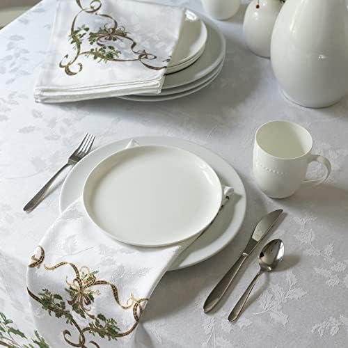 Benson Mills Merry Ribbons Tablecloth (60" x 120" Rectangular)