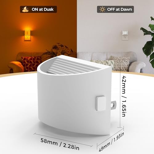 DORESshop Night Light, Night Lights Plug into Wall, Adjustable, Amber