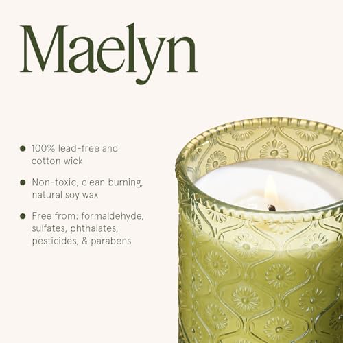 LA JOLIE MUSE Starlit Fir Pine Scented Candles for Home, Soy Wax 40 Hrs