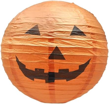 Mudra Crafts Pumpkin Paper Lanterns Jack-o’-Lantern Halloween Decorations