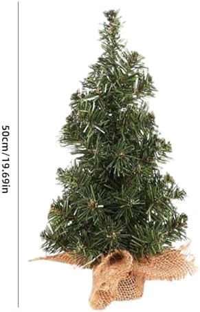2pcs 50cm Mini Artificial Christmas Trees Tabletop Decor
