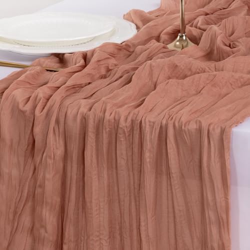 Cheesecloth Table Runner Fall Boho Wedding Birthday Party Home Decor
