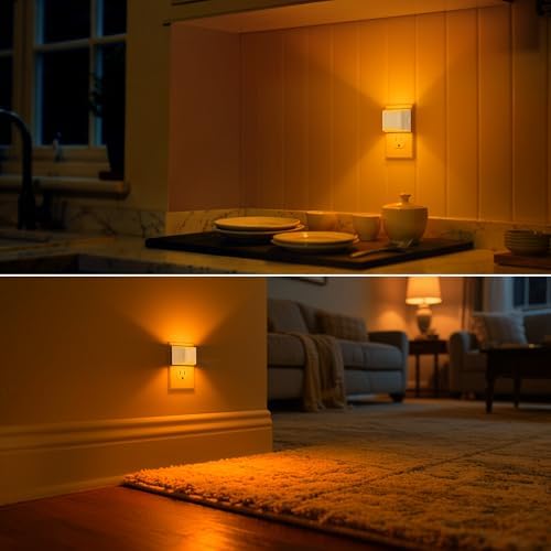 DORESshop Night Light, Night Lights Plug into Wall, Adjustable, Amber