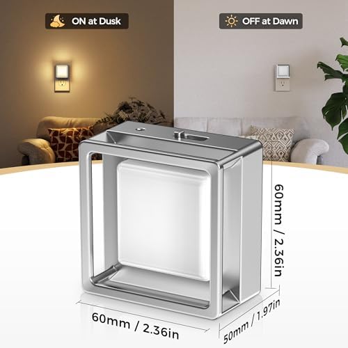 DORESshop Night Light,Night Lights Plug into Wall,2 Pack 3000K Nightlight
