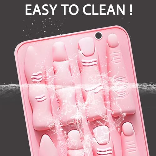 Halloween Silicone Mold Set, Skeleton & Witch Finger Shapes