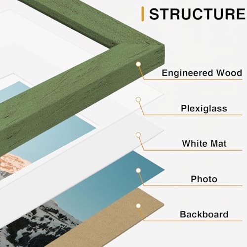 Vittanly 15 Pack Picture Frames Collage Wall Decor, Wall/Tabletop Display