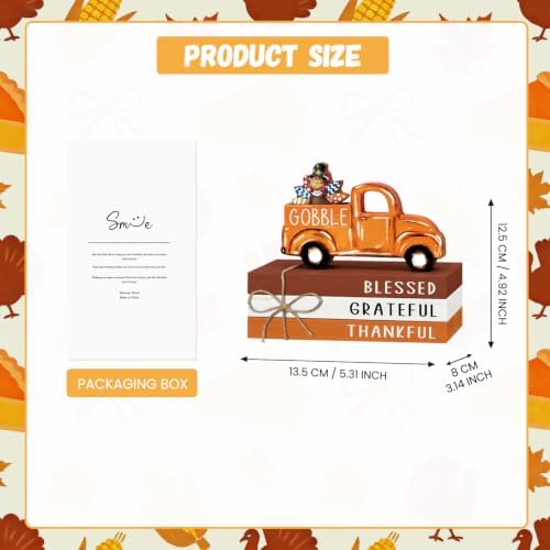 Smile Thanksgiving Wooden Block Decor