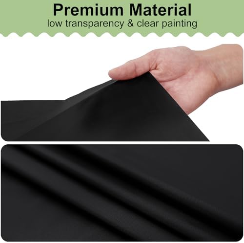 misaya 12 Packs Disposable Plastic Halloween Table Cloth Black and Orange