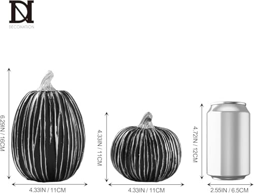 DN DECONATION Pumpkin Decorations for Fall and Halloween Indoor Home Decor