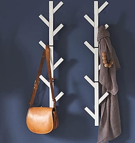Coat Rack & Hat Rack – Modern Design – Wall Mounted – Stylish – (White)