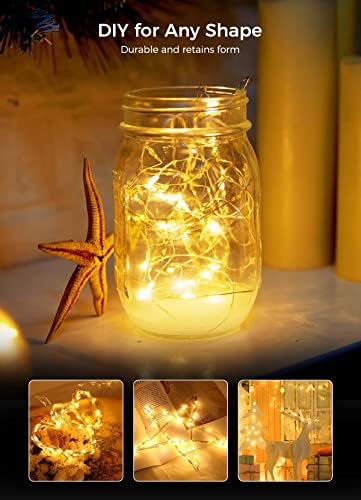 Brightown 12 Pack Battery Operated LED Fairy Lights for Xmas Decor