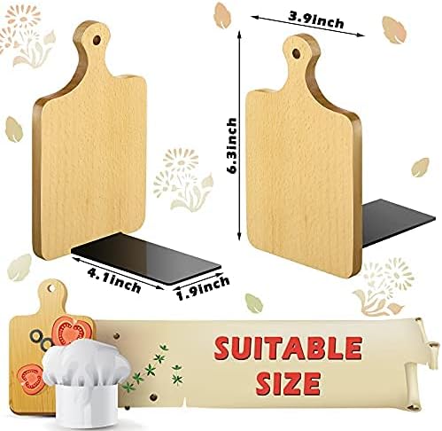 Wood Bookends / Natural Wood Color / Beech
