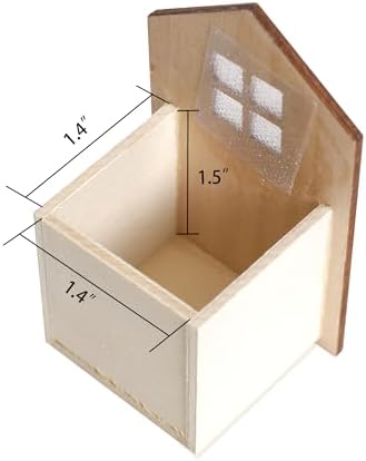 Extra-Large Wooden Advent Calendar 2025 with LED Lights, Christmas Countdown Calendar, House-Shaped Drawers for Kids and Adults, Reusable Holiday Decoration, 24-Day Xmas Countdown Box