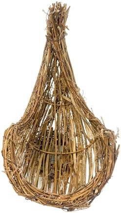 Napco Imports Natural Look Tawny Brown Cornucopia 12 x 11.5 Wood and Twig Decorative Figurine