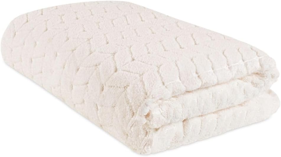 BAGNO MILANO Turkish Cotton Bath Towels, Hand Towels - Soft Plush Jacquard Collection - Highly Absorbent Towel Set