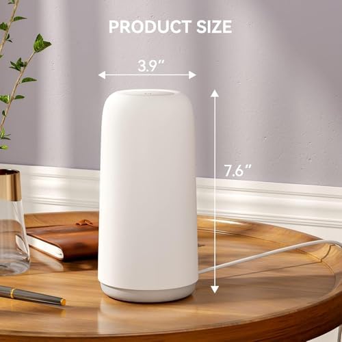 Touch Bedside Table LED Lamp, [Sleek Design & RGB Mode] Multi-Color Dimmable with Warm White Lights, Birthday Gifts for