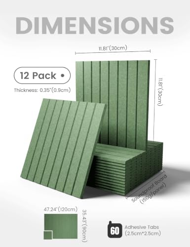 Fluxynara 48" x 36" Large Felt Bulletin Board, Moss Green
