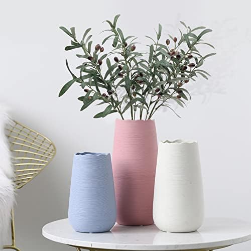 Artificial Olive Branches for Vases Greenery Olive Stems Faux Tree / 28" Tall / 28 Inch / Set of 4