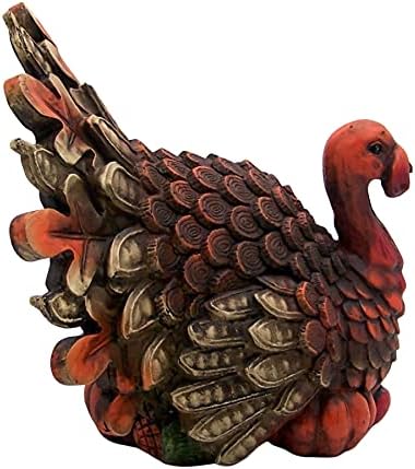 Gerson Resin Harvest Turkey Table Figurine