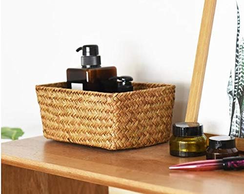 Rectangular Handmade Seagrass Baskets / Set of 3