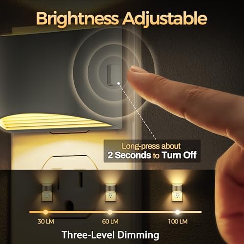 DORESshop Night Light, Night Lights Plug into Wall, Adjustable, 3000K