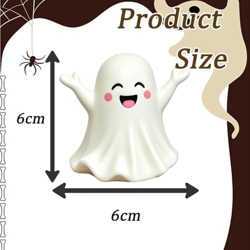 Halloween Ghost Figurine Cute Spooky Statues Unique Spooky Statue