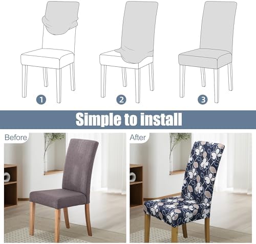 Dining Chair Covers, Stretch Seat Covers, Washable Furniture Protector