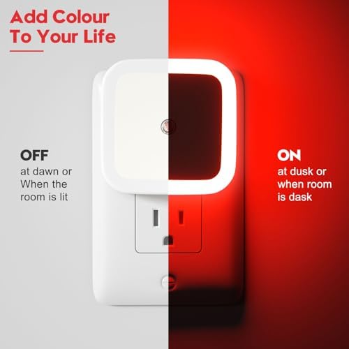 Sujeet Night Light, Night Lights Plug into Wall 8-Pack, Nightlight Plug in Night Light, Dusk to Dawn Night Lamp Led