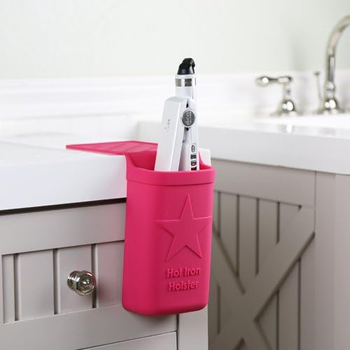 Hot Iron Holster | Adhesive-Free Silicone Storage Pocket for Organization and Travel | Heat Resistant to 500°F | Ideal