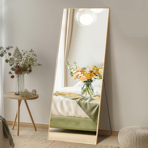 DUMOS 15"x56" Full Length Floor Mirror, Full Body Mirror