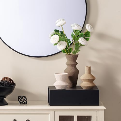 Ceramic Vase Home Table Decor / 10-brown / Set of 3
