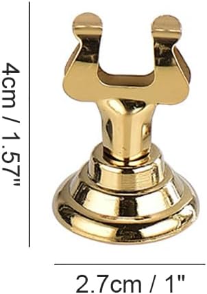 Small Size Table Number Holders,Stainless Steel Place Card Holder for Photos Food Signs Weddings Restaurants