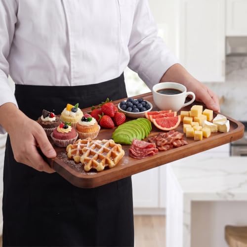 Large Wooden Tray and Platter, Large Charcuterie Boards, 16"x10"
