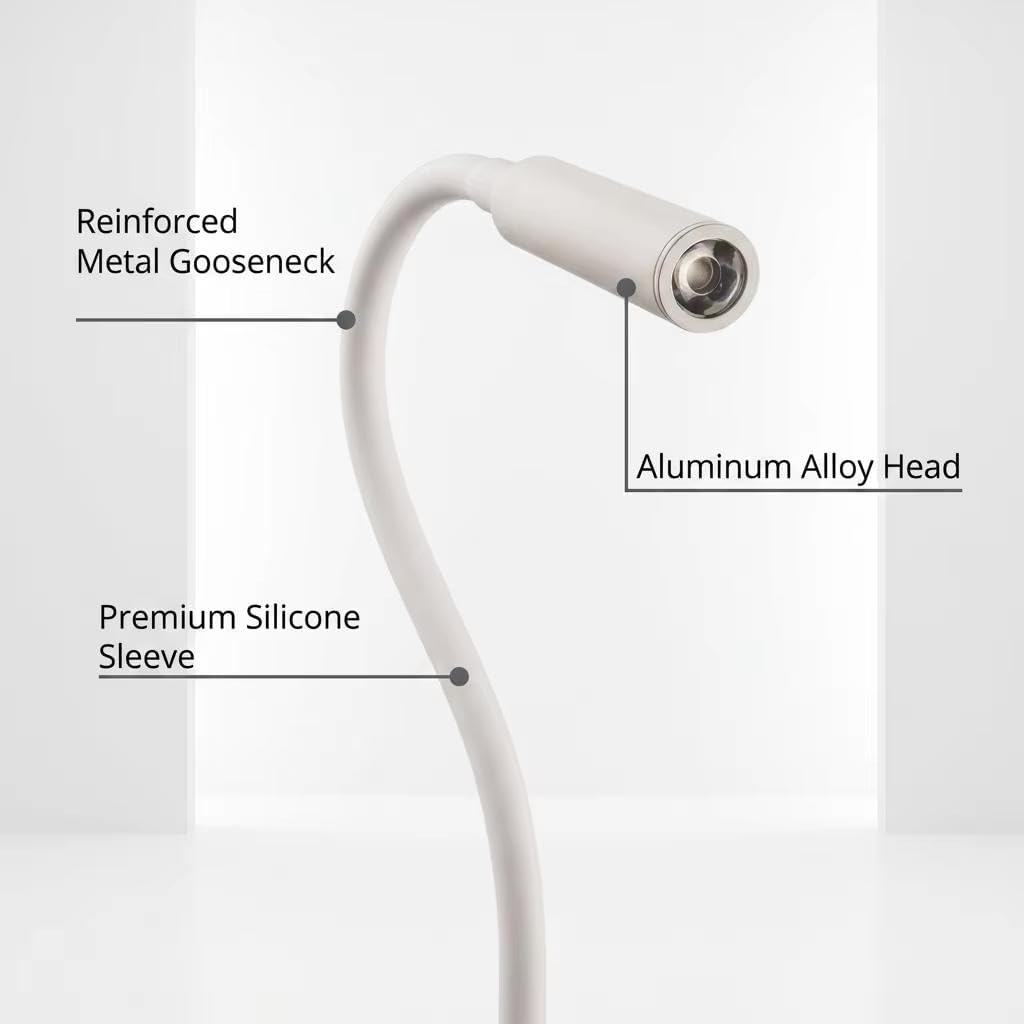 2-Pack Bed Reading Light Wall Mount Lamp, Flexible Neck Reading Lamps, Warm White 3000K Spot Light for Hotel, Marine