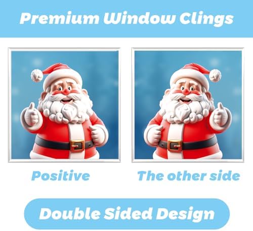 Christmas Clings and Xmas Decals for Window Decorations