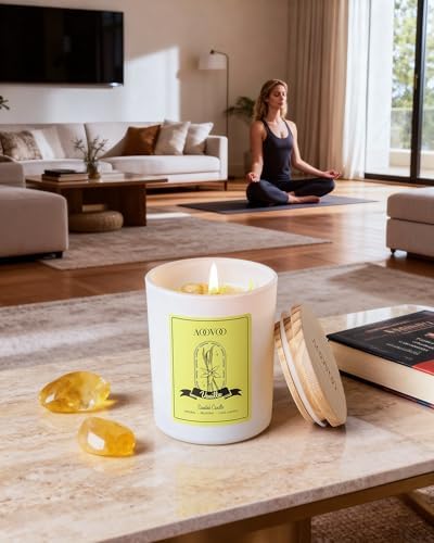 AOOVOO Rose/Vanilla/Eucalyptus/Lavender Scented Candles for Women