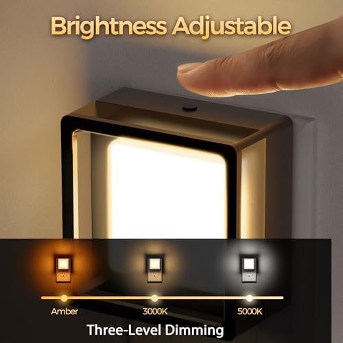 DORESshop LED Night Light,Night Lights Plug Into Wall [4 Pack],3CCT