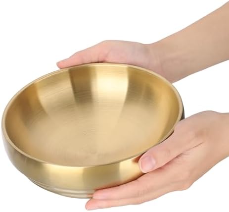 Key Bowl for Entryway Table Decorative Bowl Key Dish for Organizing Tabletop / 7.4 Inches / Gold