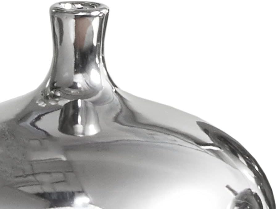 Signature Ansen Ceramic Handmade Vase Set Home Décor / Silver