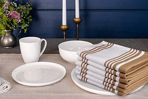 Urban Villa Kitchen Towels 100% Cotton Dish Towels for Kitchen (Set of 6)20”x30” Dish Cloths Highly Absorbent Kitchen