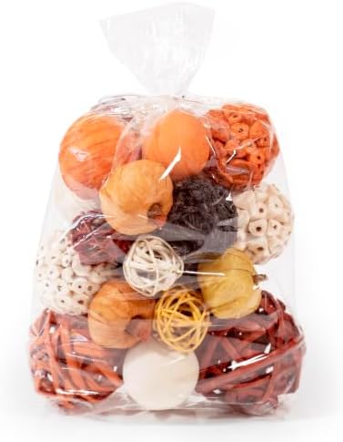 ANDALUCA Decorative Balls Orbs Bag (Pumpkin Orange)