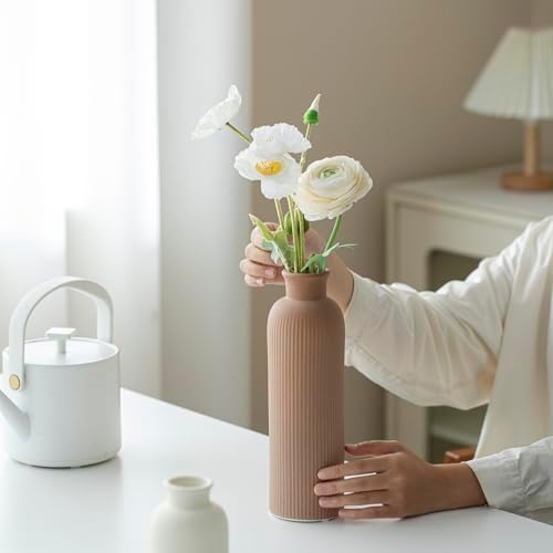 Modern Ceramic Vase Set / Standard Coffee Mix / Natural
