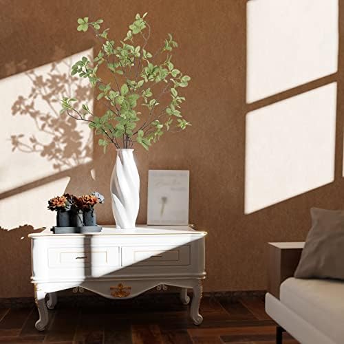 41.3’’ Tall Fake Plants Branches Faux Greenery Ficus Twig Leaf / Green / Set of 2