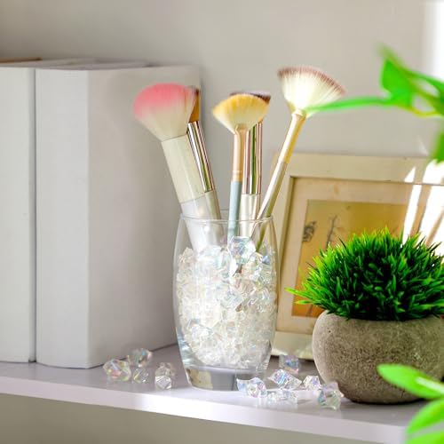 Syhood 570 Pcs Bright Clear Acrylic Gems Plastic Crystals