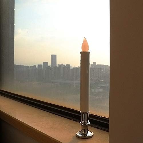 Wondise Flameless Window Candles with Remote and Timer Battery Operated