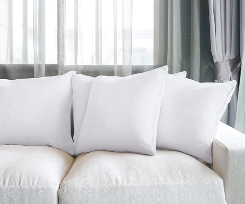 Utopia Bedding Throw Pillows, Decorative 22x22 Pillow Inserts, Set of 4