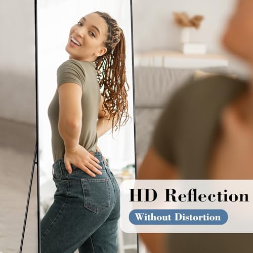 DUMOS 60"x16" Full Length Floor Mirror, Full Body Mirror